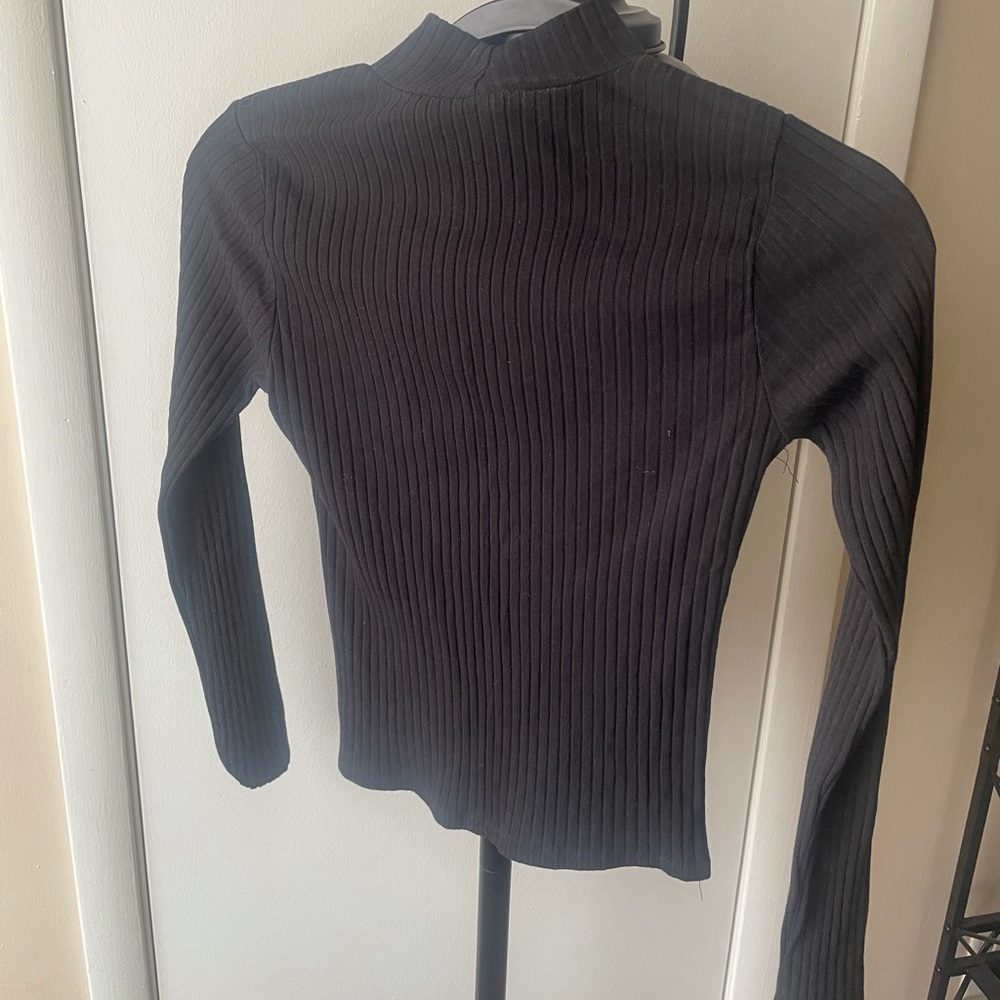 Black turtle neck